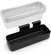 MOASKER Grease Catcher with Aluminum Foil Drip Pan Liners for Camp Chef Griddle Accessories, Drip...
