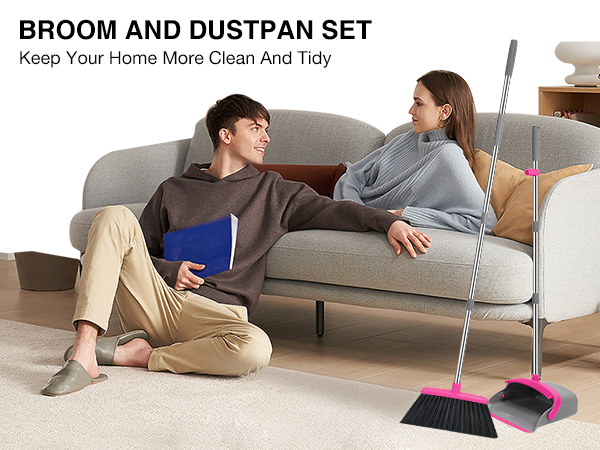 Broom and Dustpan Set