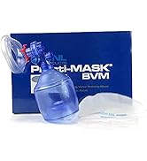 WNL Products 5000BVM Practi-Mask BVM Adult/Child CPR Training Mask Includes 4 Adult/Child CPR Tra...