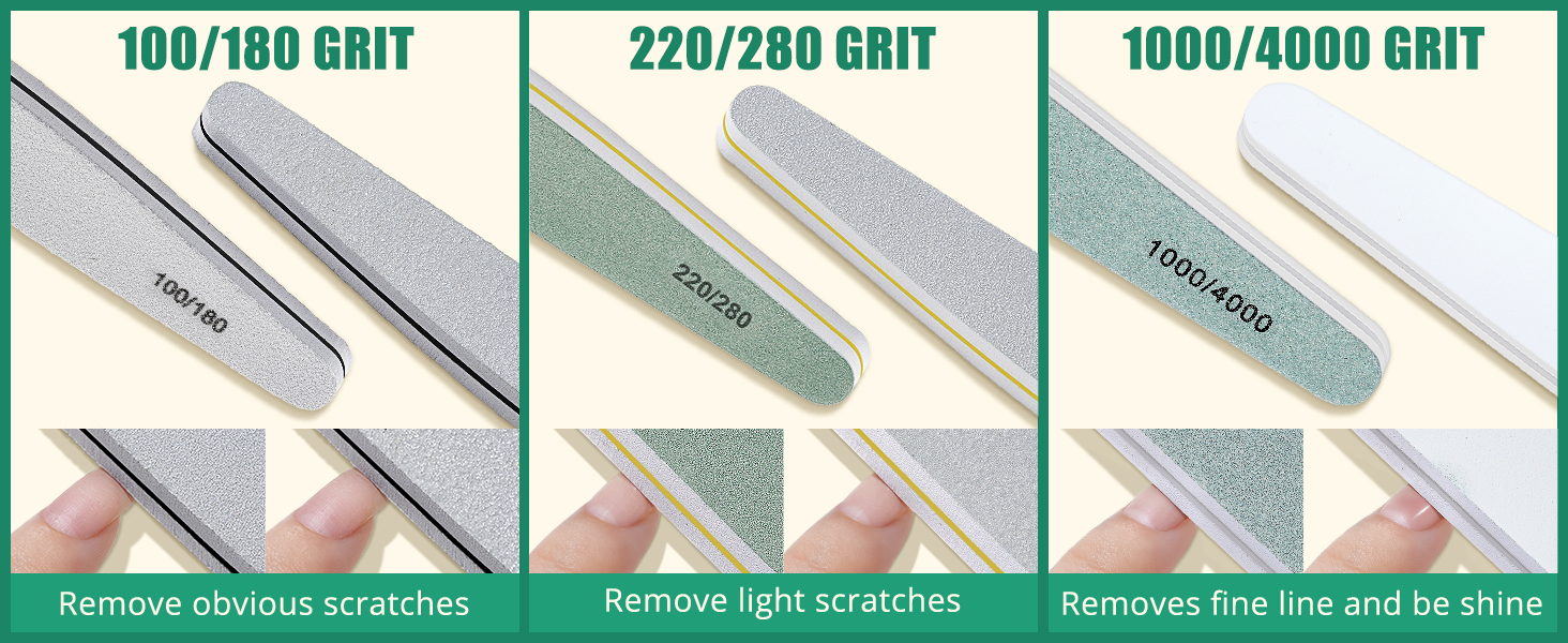 nail files and buffers