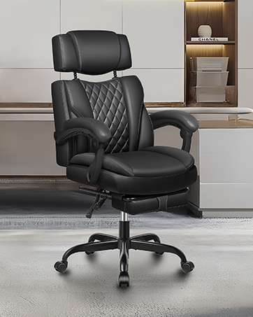executive office chair with footrest