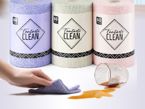 quick tear away cleaning cloth