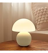 Dawnwake Mushroom Lamp Table Lamp for Bedroom,Desk Bedside Small Lamps for Living Room Night Stan...