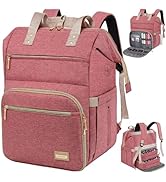 LTINVECK Nail Polish Organizer Case Backpack Holds 70 Bottles (15ml/0.5fl.oz)&amp; Nail Lamp, 2 Layer...