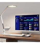 LED Desk Lamp for Home Office, Desk Light for Video Call, 3 Color Temperature 10 Brightness Compu...