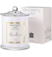 Chloefu LAN Gardenia Scented Candles for Home, Natural Soy Candle for Home Decor, Birthday Candle...