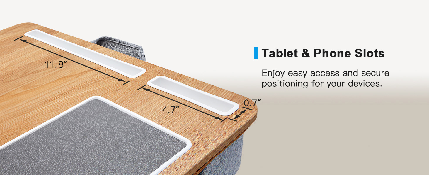 HNLD3 lap desk with cushion lap desk laptop tray for lap laptop lap desk laptop stand for bed