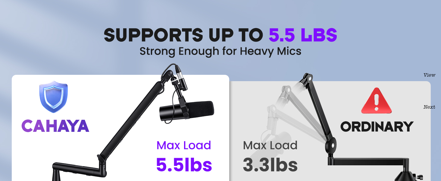 multipurose microphone desk arm