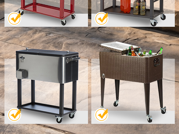 Patio Cooler Cart Cover