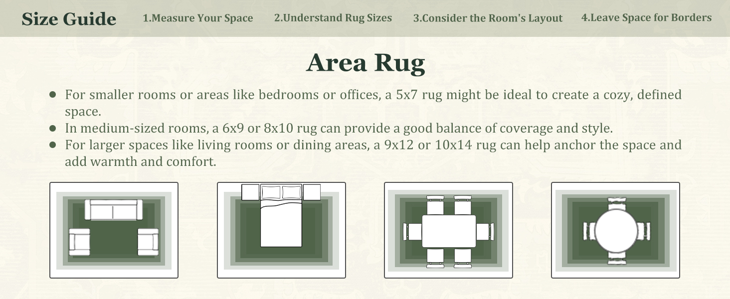 size guide for area rug