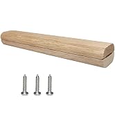 Quantfire 9" Handle Wood Block Replacement for Large Big Green Egg Accessories with Screws