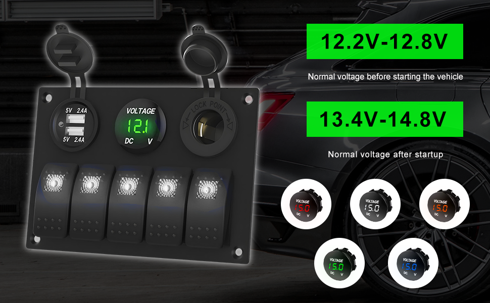 With this meter, you can better protect the vehicle&amp;#39;s battery, extending its service time