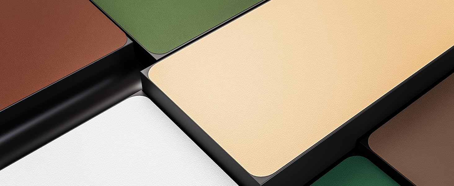 Multi-Color Leather Desk Pad