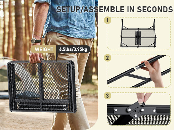 camping coffee table