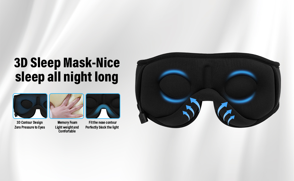 3D sleep mask