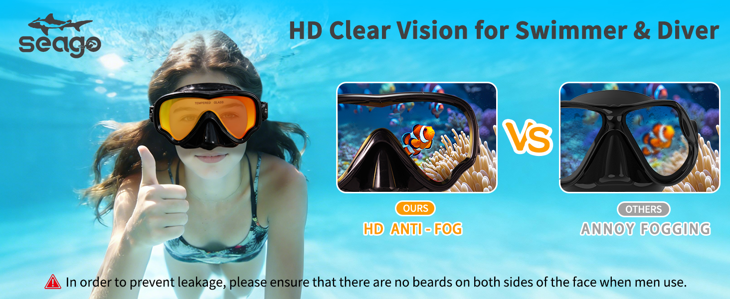 clear visiong underwater