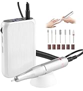 Vinid Professional Electric Nail Drill - 38,000RPM Rechargeable Manicure Kit for Filing, Cuticle ...