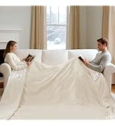 FVERWAG Electric Blanket King Size Dual Control - Heated Blanket with 5 Heat Settings, 10 Hours A...