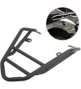 Motorcycle Luggage Rack, Rear Fender Rack Solo Seat Luggage Shelf, Rear Fender Luggage Rack Steel...