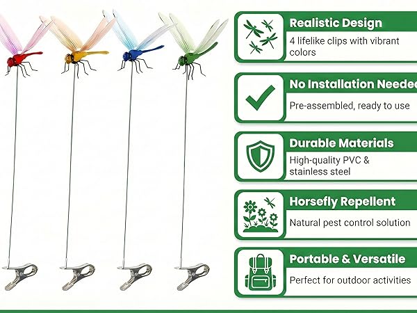 Realistic Dragonfly Clips