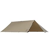 OneTigris Proteus Camping Tarp, Versatile Waterproof Lightweight Tarp Shelter with Doors, Extra L...