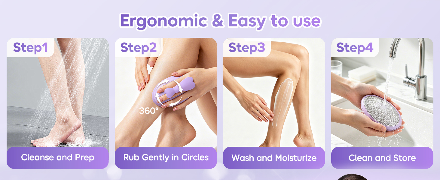 reusable exfoliating depilator