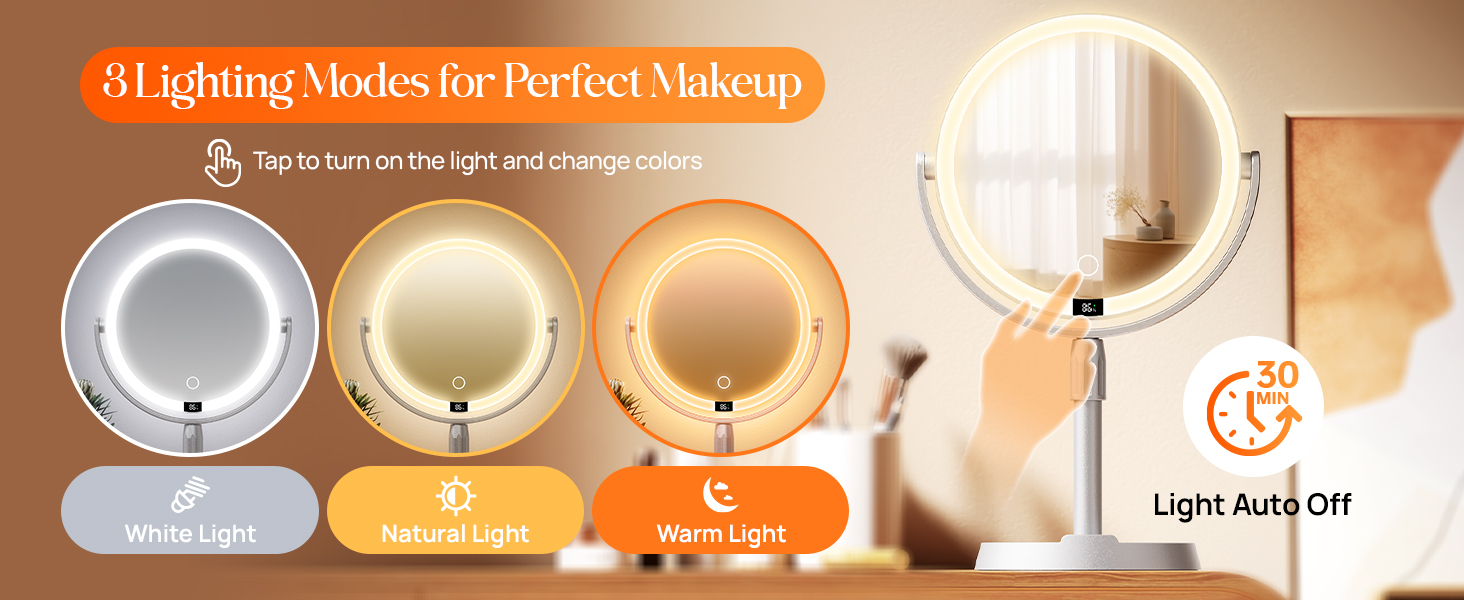 3 Lighting Modes for Perfect Makeup