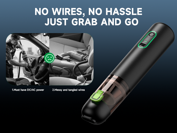 easy to carry car vacuum