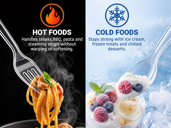 Heavy Duty Plastic Spoons &amp; Forks