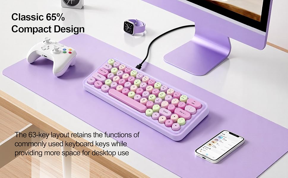 Classic 65 Percent Mini Keyboard
