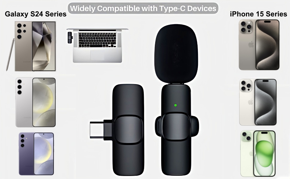 Compatible with Samsung s24 & iPhone 15 Series 
