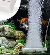 Aquarium Air Stones Oxygen Bubbler, 4 Inch Fish Tank Quiet Oxygen Aerator, Air Pump Accessories A...