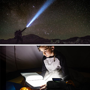 Flashlight Reading Lamp