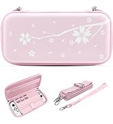 Mytrix Cute Carrying Case for Nintendo Switch/OLED/Lite, Portable Hard Shell Pouch for Switch Con...