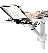 OKPRO 8000W Solar Street Lights Outdoor - S50GC Solar Lights Outdoor Heavy Super Bright LED Stree...