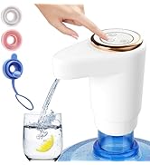 EasySpeed Water Dispenser for 5 Gallon Bottle, Portable USB Charging Electric Water Pump, Automat...