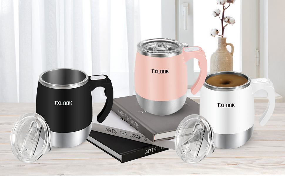 Rechargeable automatic magnetic Self stirring coffee mug electric Mixing Cup