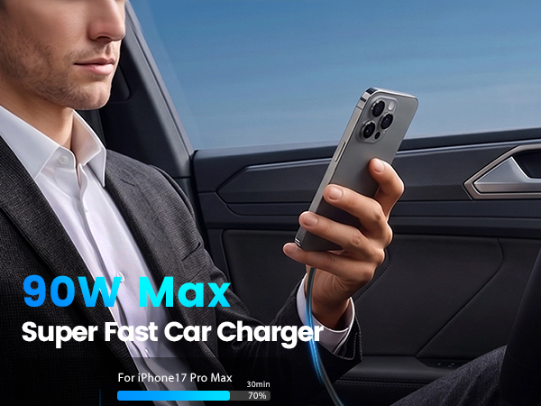 90W car charger