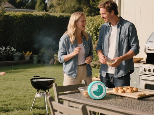 Our visual timer keeps grilling on track, so you can savor every moment with family