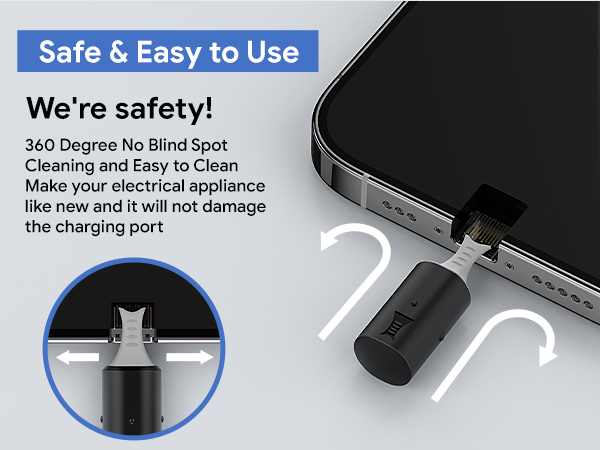 iphone charging port cleaner