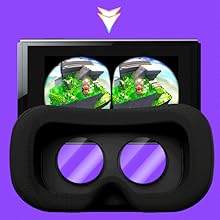 Virtual Reality Headset with adjustable clear lenses XL extra large lenses for glasses 