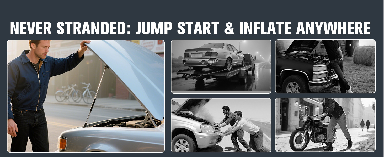 car jumper starter portable portable car jump starter jump starter with air compressor