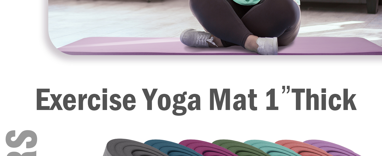 1 inch yoga mat