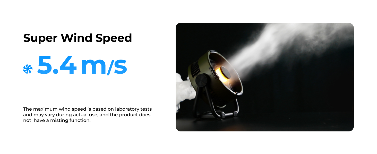 Rechargeable Fan Portable