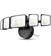 Onforu 150W LED Flood Lights Outdoor, 15000LM Brightness Security Light Switch Controlled, 6500K ...