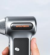 WOLFBOX MF200 Electric Air Duster with Removable Battery & 4 Nozzles, Cordless 3-Speed Adjustable...
