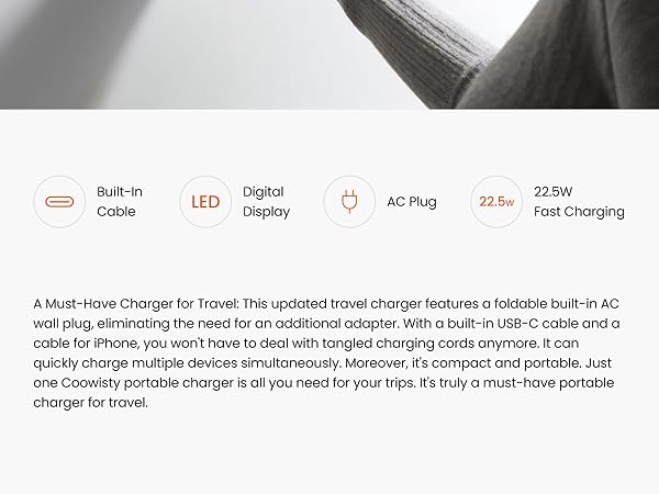 A Must-Have Charger for Travel-White