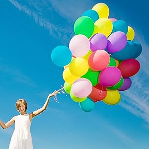 150 assorted colors party balloons helium balloons birthday picnic decoration party favor