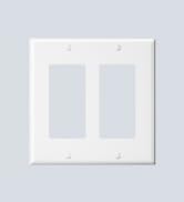 VCELINK UL Listed Double Wall Plate Cover, 2 Gang Wall Plate for Light Switch or Receptacle Outle...