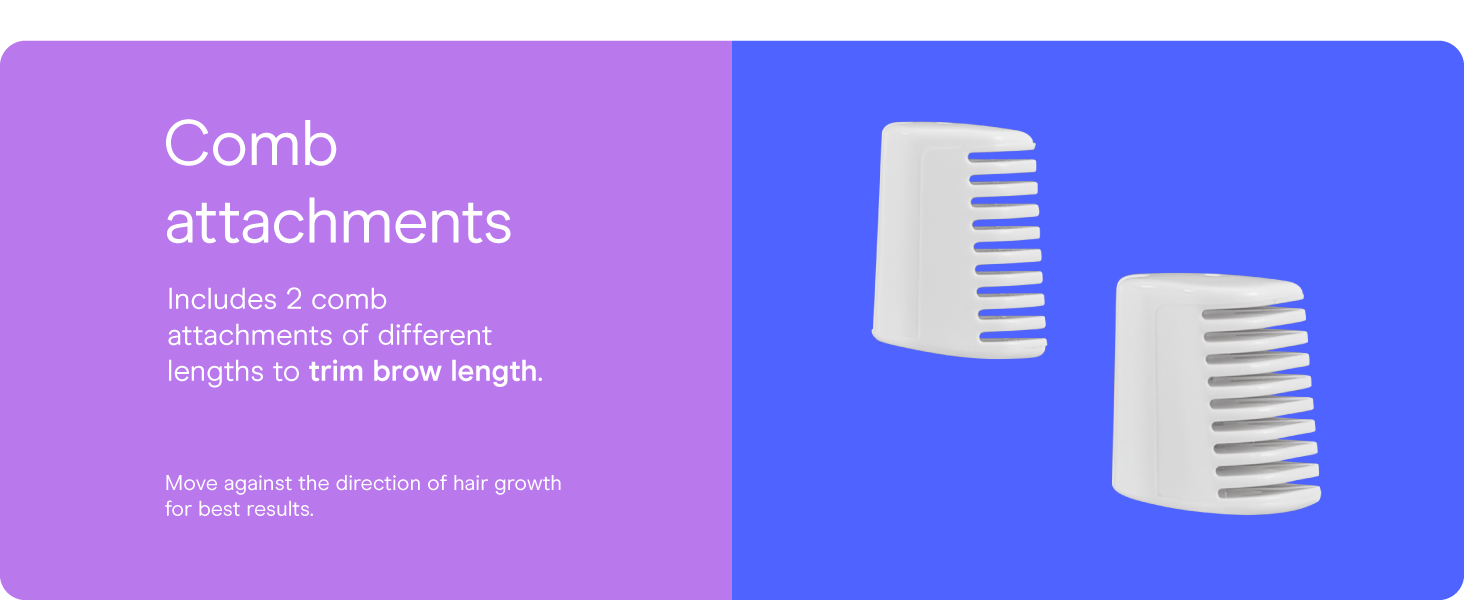 Conair Nose hair trimmer women eyebrow ear facial personal comb rounded compact convenient